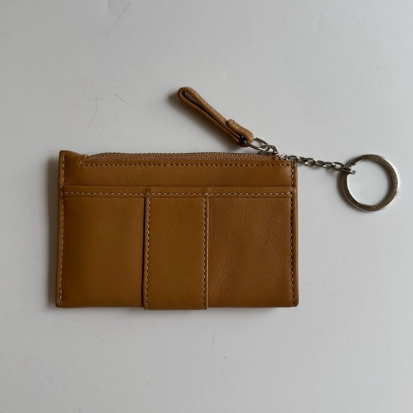 Coach Vintage Leather Keychain Card Wallet Tan - Picture 4 of 17